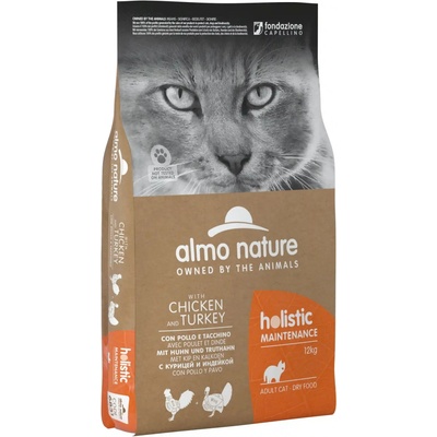 Almo Nature Holistic Maintenance s kuraťom a morkou 12 kg