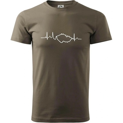 EKG Česká republika tričko Army