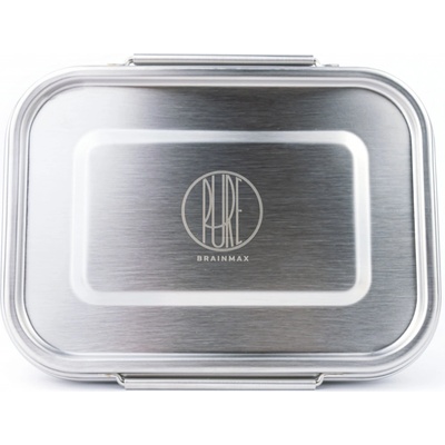 BrainMax Pure Nerezový svačinový box se sponou 1 l – Hledejceny.cz