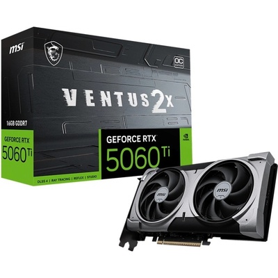 MSI GeForce RTX 5060 Ti 16G VENTUS 2X OC PLUS – Zboží Živě