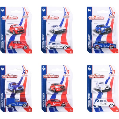 Majorette Метални колички Majorette - French Touch, 6 броя, асортимент (212055011)