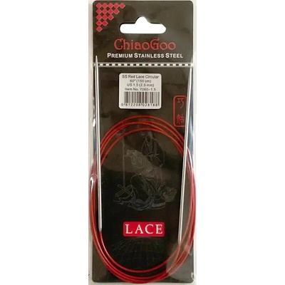 ChiaoGoo Red Lace 150cm 2.5mm