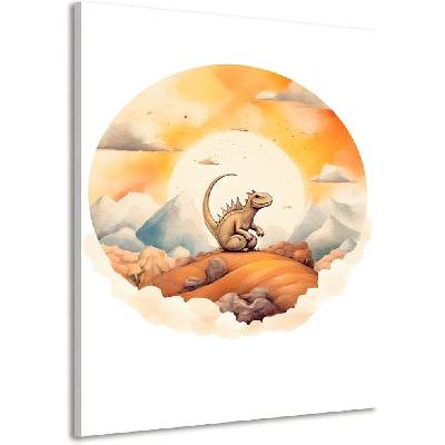Obraz zasněný svět dinosaura - 80x120
