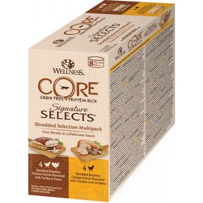 Wellness Core Signature Selects Shredded Selection 8 x 79 g