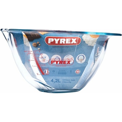 Pyrex Expert Skleněná salátová miska kuchyňská s odměrkou 4 l
