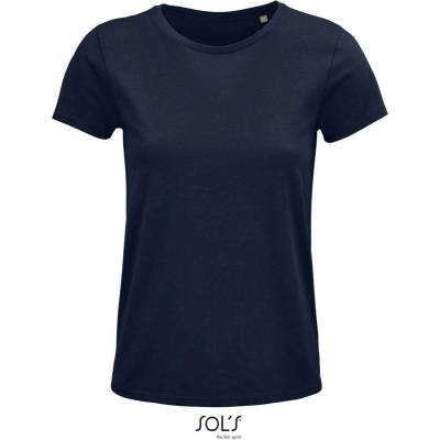 SOL'S Crusader Women Dámske tričko z bio bavlny modrá f.n.