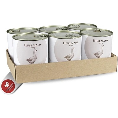 Bohemia Pet Food Husacie mäso vo vlastnej šťave 6 x 800 g