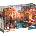 Clementoni Пъзел Clementoni от 500 части - Залез над Венеция (35586)