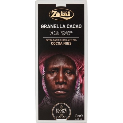 Zaini Horká Čokoláda s kakaovými lupienkami 70% 75 g