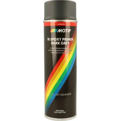 Motip 1K epoxidový základ 500 ml tmavosivý sprej