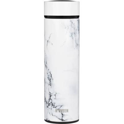 N'oveen Termoska TB2319 bílá odstíny šedé 420 ml