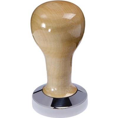 Buna Café Tamper javor lak, nerez lesk, plochý 51 mm