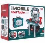 Ramiz Workshop with tools for children 3+ DIY set 2in1 blue Case + stand
