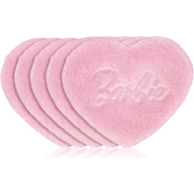 GLOV Barbie Ultrasoft Reusable Pads тампони за почистване на грим, които могат да се перат тип Hearts Pink 5 бр