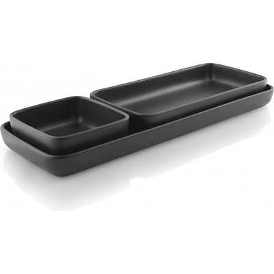 EVA SOLO Set 3 servírovacích misek nordic kitchen černý