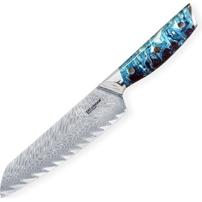 Dellinger nůž Santoku Blue Resin Future 170 mm