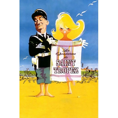 Plagát, Obraz - Le Gendarme de Saint-Tropez (1964), 26.7 × 40 cm