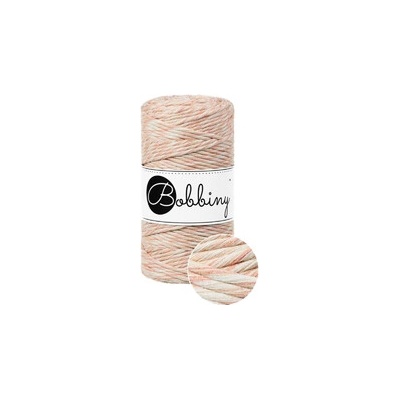Bobbiny Macrame Regular 3 mm - Peach Shake