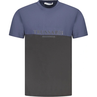 Trussardi Мъжка тениска с къс ръкав trussardi, Размер l, Цвят Синьо (tru25mts02_bl14nabl)