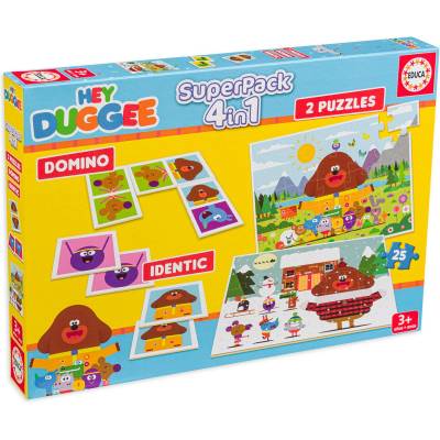 Educa Детски пъзел Educa 4 в 1 - Hey Duggee (EDU19395)