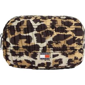 Tommy jeans Несесер Tommy jeans Urban Leo wash bag - Brown (Leopard Print)