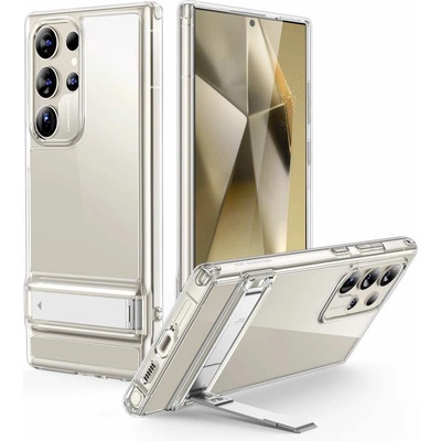 ESR Air Shield Boost Case - удароустойчив хибриден кейс с вградена поставка за Samsung Galaxy S24 Ultra (прозрачен)