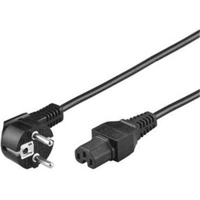 PremiumCord Kabel síťový 230V k počítači 2m IEC 320 C15 konektor s drážkou (4040849932779)