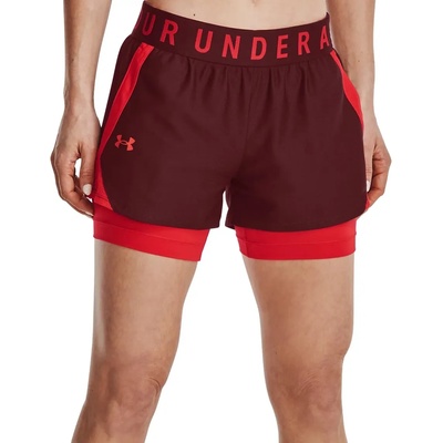 Under Armour Шорти Under Armour Play Up 2-in-1 Shorts -RED Червен Velikost XXL