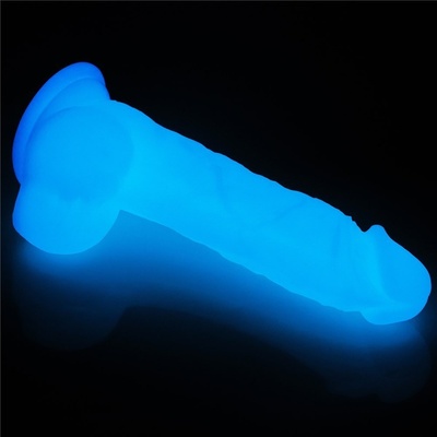 LoveToy Lumino Play Silicone Dildo 8"
