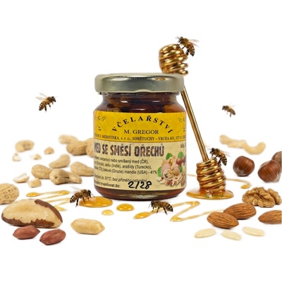 Medovinka Med se směsí ořechů 70 g