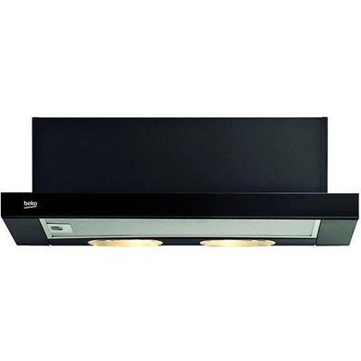 Beko CTB 6250 B Вградена телескопична аспираторна шапка 60 см, черна (CTB 6250 B)