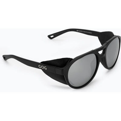 GOG EYEWEAR Слънчеви очила GOG Nanga матово черно / сребърно огледало E410-1P