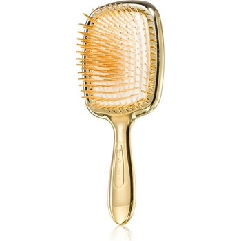 Janeke Gold Line Hairbrush with Mirror Четка за коса с малко огледало 21, 5 x 9 cm