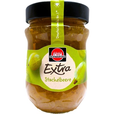 SCHWARTAU EXTRA Stachelbeere ( angrešt) ovocná marmeláda 340g