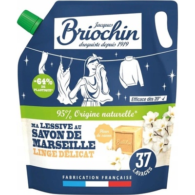 BRIOCHIN TEKUTÝ PRACÍ PROSTŘEDEK KONCENTRÁT JEMNÉ TKANINY ZÁSOBA 1,7 l 37 PRANÍ