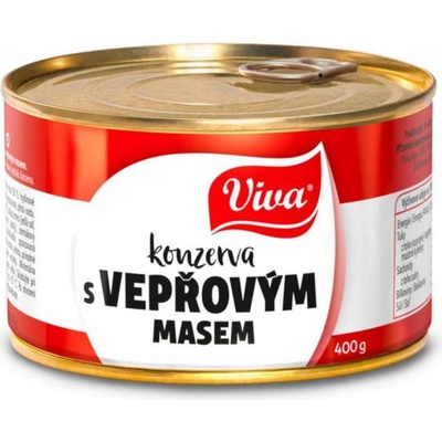 Viva vepřová konzerva 400 g – Zboží Dáma