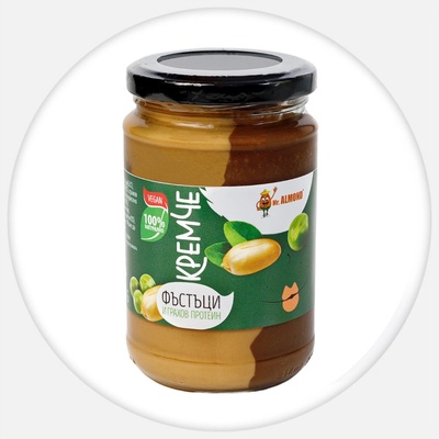 Mr. Almond Кремче - фъстъци и грахов протеин, 280 гр