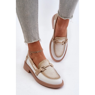 Dámské kožené mokasíny Maciejka hnědá