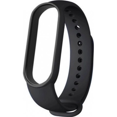 BStrap Silicone remienok na Xiaomi Mi Band 5/6/7, black SXI011C01