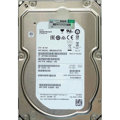 HP Elements 2TB, 7200rpm, 3,5", 833926-B21