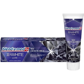 Image 1 of Blend-a-med Blend a Med 3D White Luxe с паста за зъби с активен въглен, 75 ml (‎ 8001841825557)
