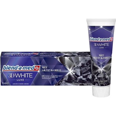 Blend-a-med Blend a Med 3D White Luxe с паста за зъби с активен въглен, 75 ml (‎ 8001841825557)