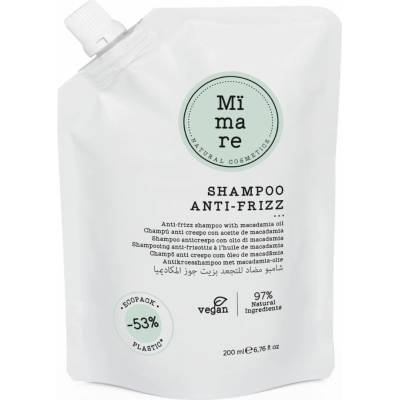 Mïmare Anti-Frizz Shampoo vyživujúci šampón pre suché, nepoddajné a krepovité vlasy 200 ml