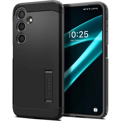 Spigen Tough Armor Case - хибриден кейс с най-висока степен на защита за Samsung Galaxy S24 Plus (черен)