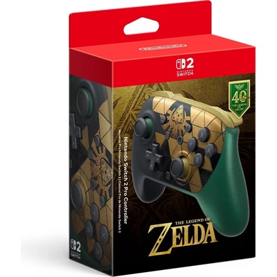 Nintendo Switch 2 Pro Controller The Legend of Zelda 40th Anniversary Edition N2P203
