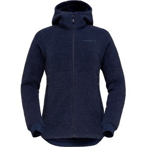 Norrøna Дамско поларено яке Norrøna Women's Femund Warmwool3 Hood Fleece jacket - Indigo Night (105-5540-0212)