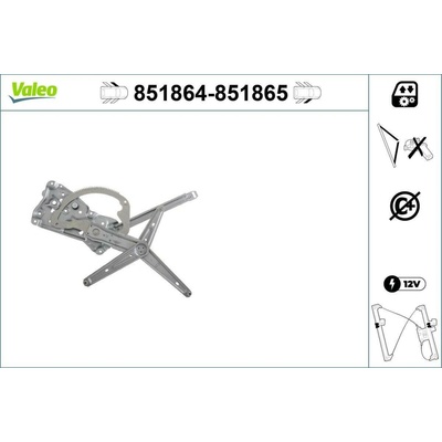 Zvedací zařízení oken VALEO 851865