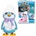 Silverlit Интерактивна играчка Silverlit - Пингвин, син (88652)