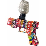 Sunny Blaster Glock, пистолет за водни гелови топчета с заглушител, графити (F976-3)