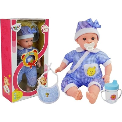 mamido Bábika s modrým oblečením a doplnkami